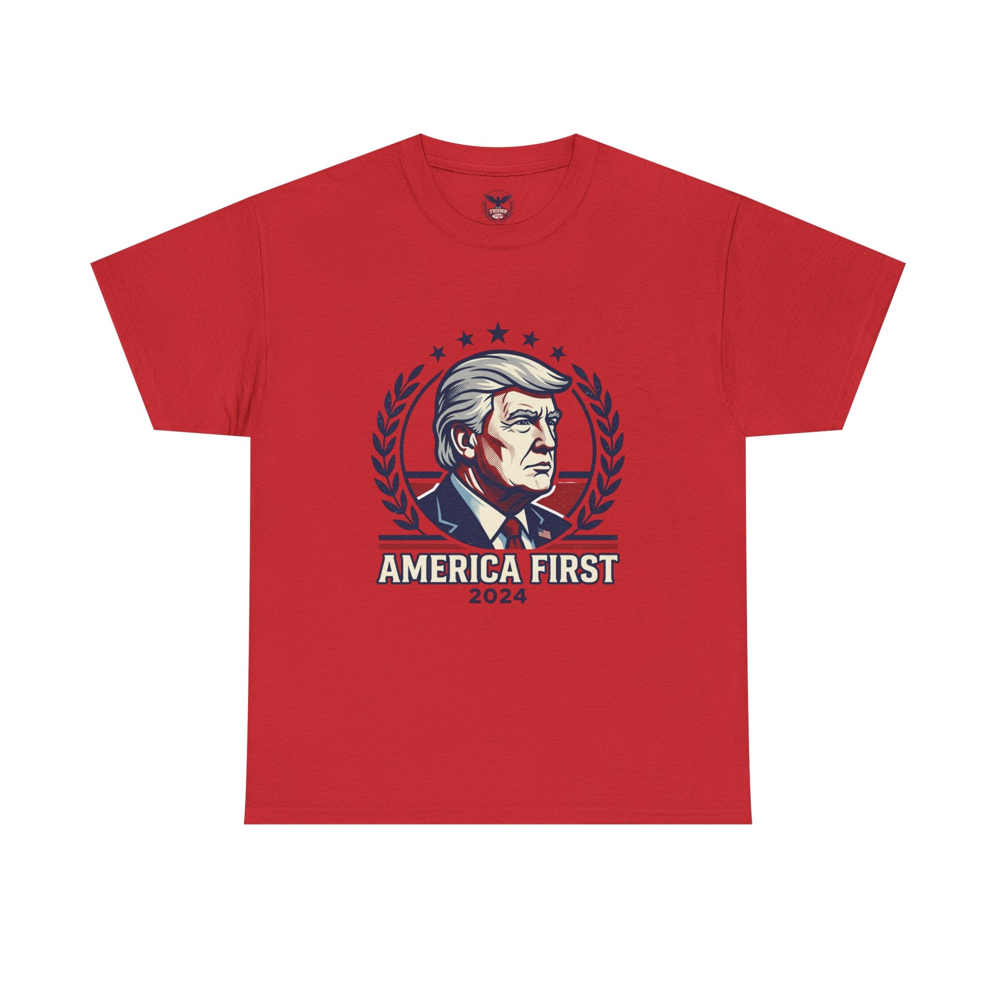 "America First 2024" Patriotic Graphic T-Shirt