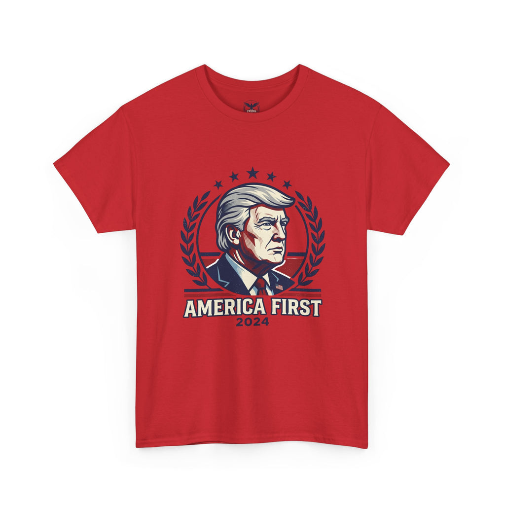 "America First 2024" Patriotic Graphic T-Shirt