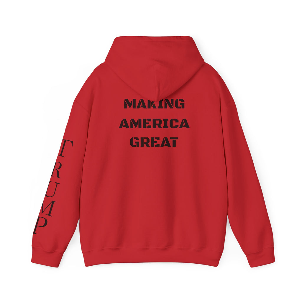 Hoodie — Patriotic 'Making America Great' Eagle Logo Sweatshirt