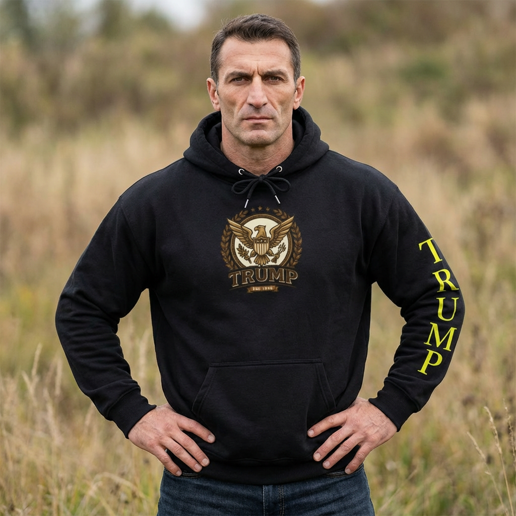 Hoodie — Patriotic 'Making America Great' Eagle Logo Sweatshirt