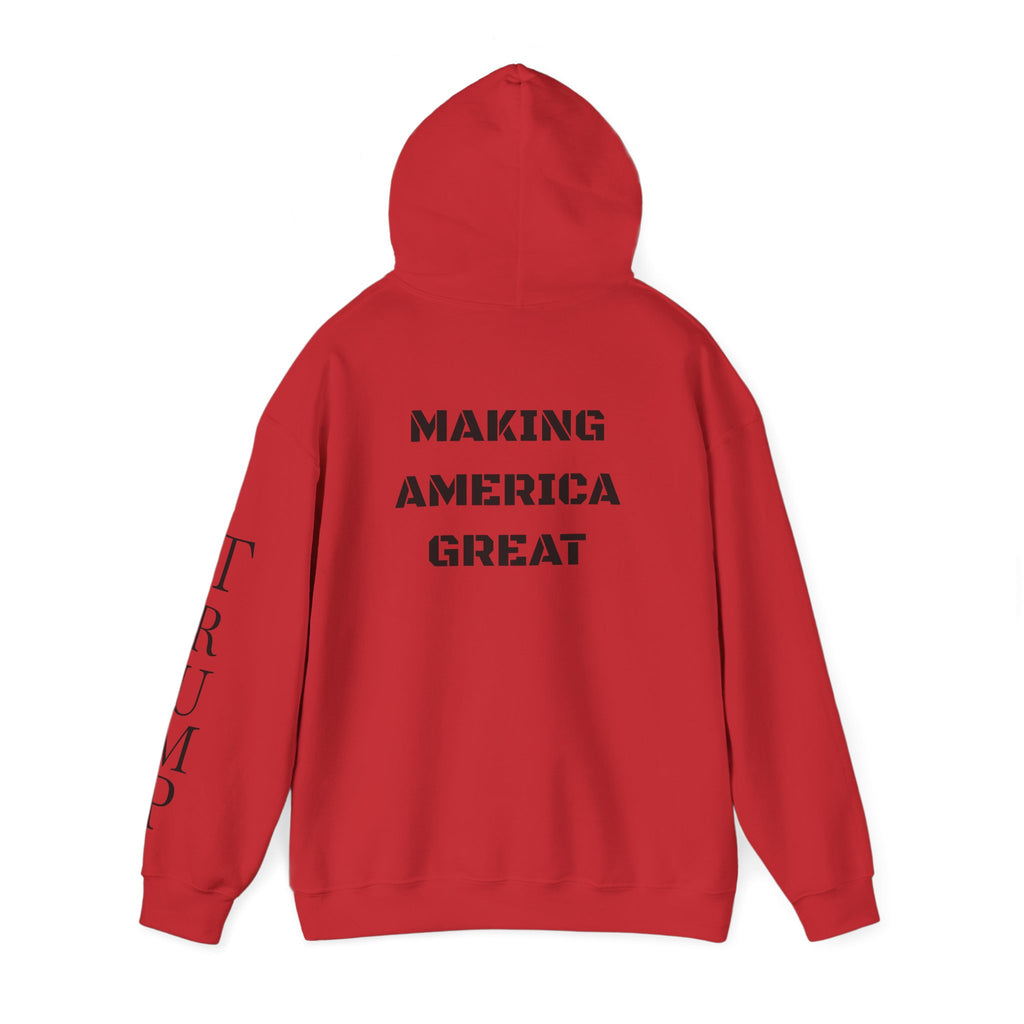 Hoodie — Patriotic 'Making America Great' Eagle Logo Sweatshirt