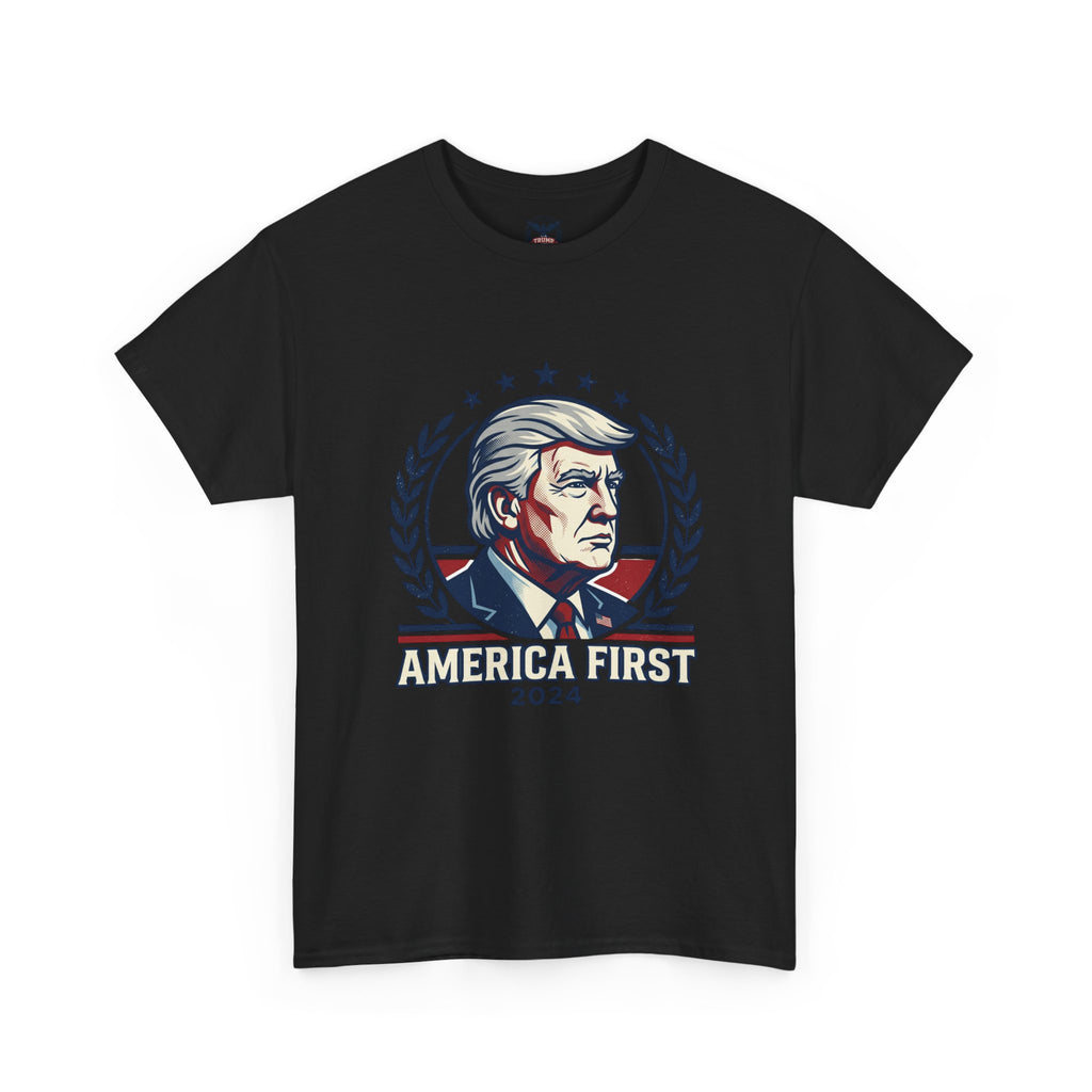 "America First 2024" Patriotic Graphic T-Shirt