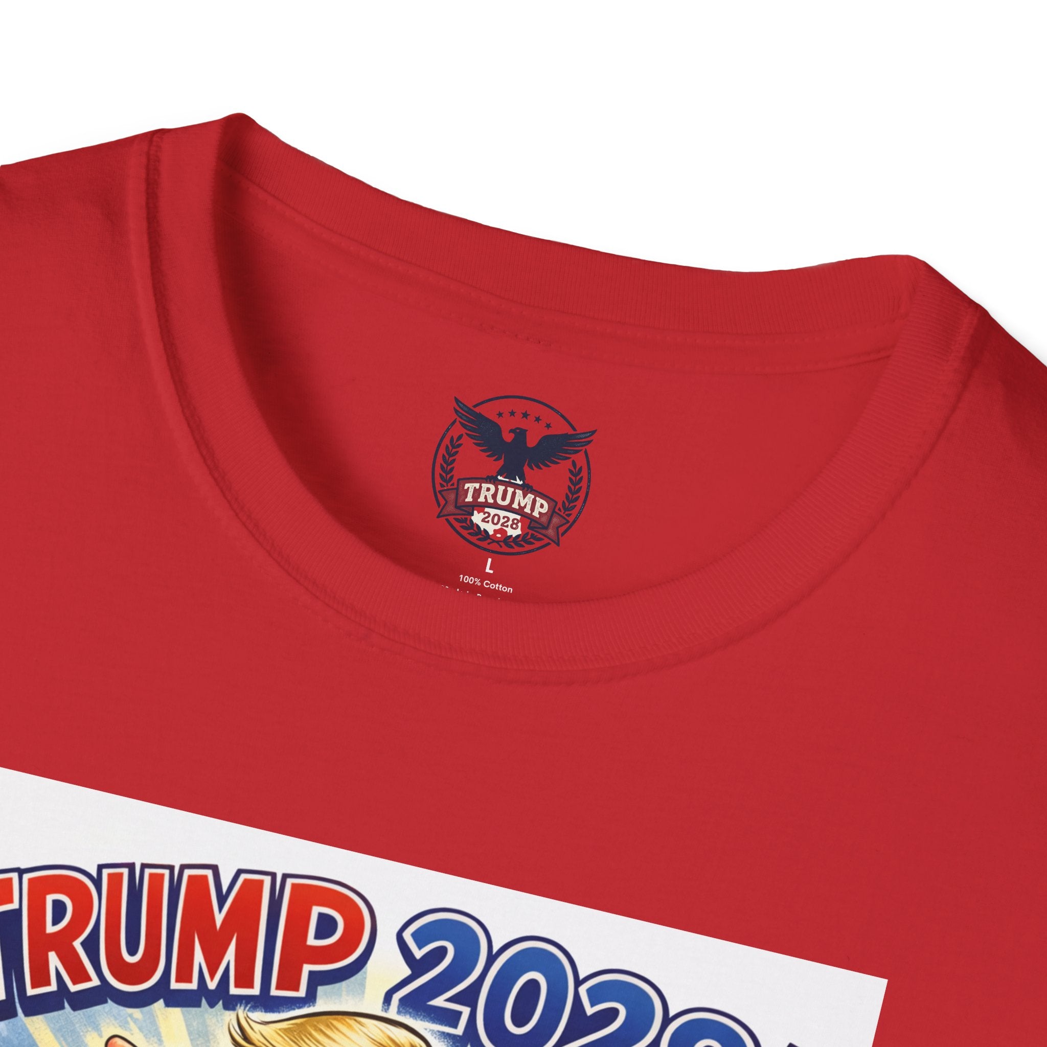 Trump 2028 T-Shirt — 'Liberal Tears Won't Stop' Patriotic Political Tee